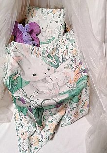 Detský textil - Deka a vankúšiky /Výbavička do postieľky - 15428676_