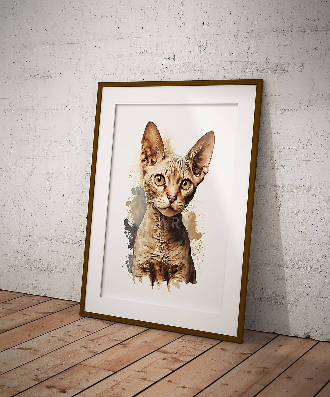 Plagát| Devon Rex mačka / MooiArt - SAShE.sk