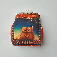 Peňaženky - Mincovka mačičky - 15433708_