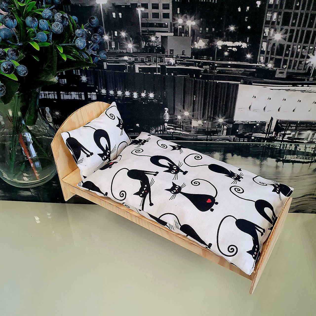 Mačičkové perinky pre Barbie