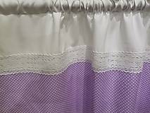 Úžitkový textil - Záclona bodka - 15433577_
