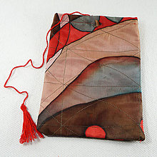 Úžitkový textil - Hodvábne vrecko - ornamenty - pošli ma ďalej - 15436752_