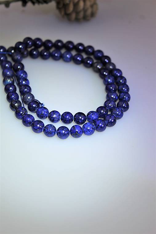 lapis lazuli 6mm - celá šnúra