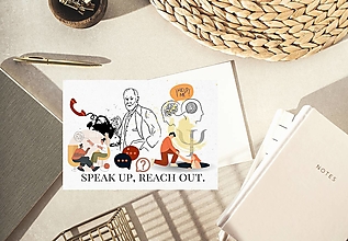 Papiernictvo - Pohľadnica " Speak Up" - 15435784_