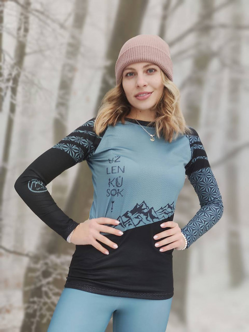 Mikiny - Už tam budeme? termo top - 15436321_