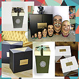 Obalový materiál - Luxusné darčekové boxy (21cm - Čierna) - 15438901_