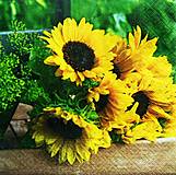 S1216 - Servítky - kvet, slnečnice, slnko, leto, flowers, kytica