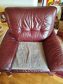 Úžitkový textil - VLNIENKA podlozka na sedaciu časť na kožené kreslo  Velvet Grey ušijeme rozmer na mieru - 15437412_
