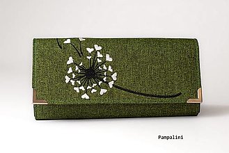 Peňaženky - Pampeliška na zelené - 15437662_