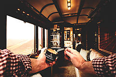 Sviečky - Sójová sviečka Orient Express, 140 g - 15437753_
