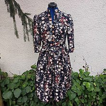 Šaty - Kvetinové vintage šaty  vzorok -50%  23.5 (Kvety 1) - 15438608_