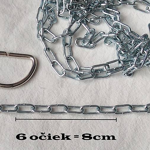 Polotovary - Reťaz s predĺženým okom - 1,6cmx0,8cm - 15437700_