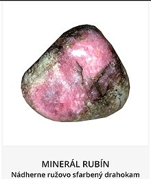 Minerály - Minerál Rubín - 15439933_