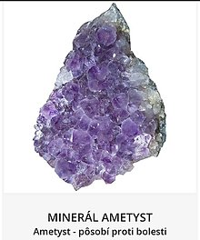 Minerály - MInerál Ametyst - 15440271_