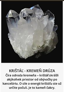 Minerály - Krištáľ Kremeň - 15440425_