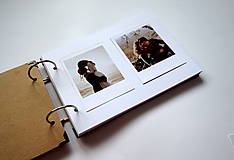 Papiernictvo - Kreslený svadobný fotoalbum * kniha hostí A5 Bylinky - 15441385_
