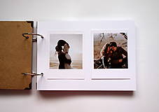 Papiernictvo - Kreslený svadobný fotoalbum * kniha hostí A5 Bylinky - 15441386_