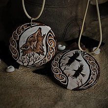 Náhrdelníky - Totemové zvieracie amulety (HAVRANY) - 15443010_