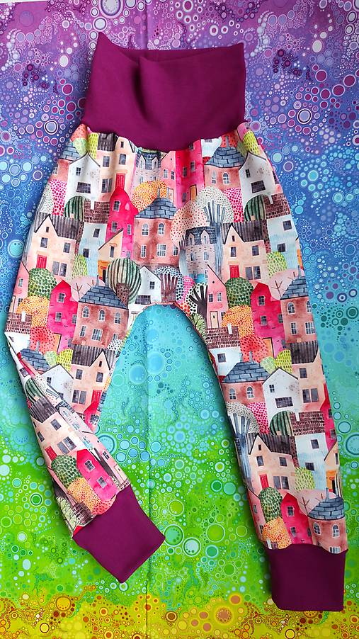 Detské oblečenie - Domčekové-fleec. - 15442850_