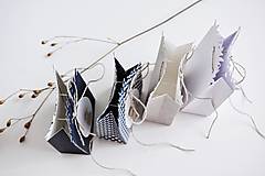 Dekorácie - Mini papierová taštička pre kúpačov - zajačiky - 15445126_