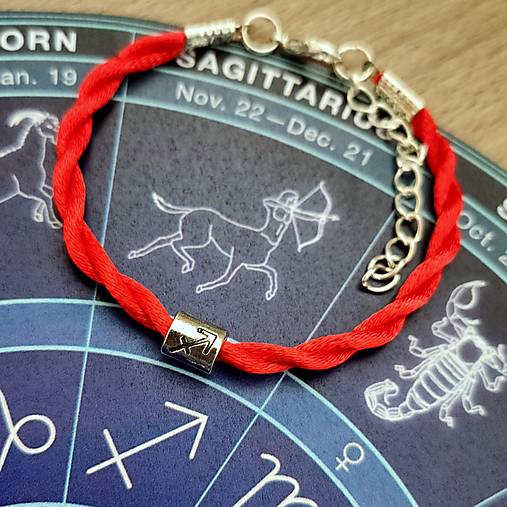 Náramky - Kabbalah, znamenie strelec - 15444871_