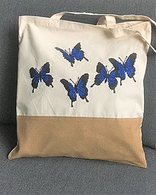 Nákupné tašky - Motýliková - 15448032_