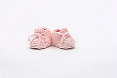 Detské topánky - Bledoružové tenisky BAVLNA - 15449125_