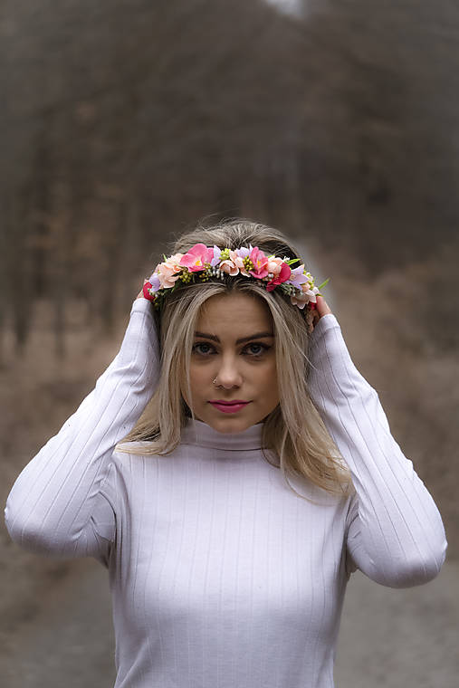  - Kvetinová čelenka  - 15449771_