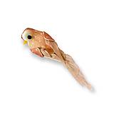 Polotovary - Dekoračný vtáčik 10 cm - Hnedý H80750 - 15450275_