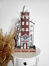 Dekorácie - Vintage domček ,,Home Sweet Home,, - 15451728_