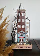 Dekorácie - Vintage domček ,,Home Sweet Home,, - 15451729_