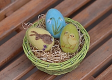 Dekorácie - Veľkonočné vajíčka (skladom) (Kuriatka) - 15451237_