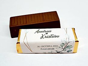 Darčeky pre svadobčanov - rumba čokoládky - 15452177_