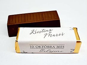 Darčeky pre svadobčanov - rumba čokoládky - 15452190_