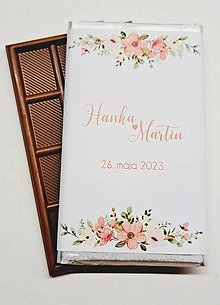 Darčeky pre svadobčanov - svadobné čokoládky - 15452221_
