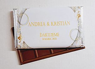 Darčeky pre svadobčanov - svadobné čokoládky - 15452263_