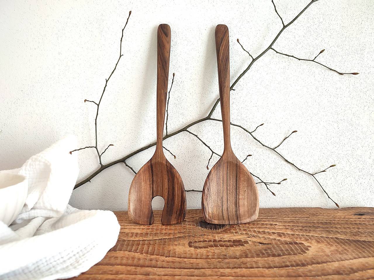 Šalátový set klasik (Orech)