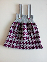 Detské oblečenie - Detská pletená sukňa - 15454178_