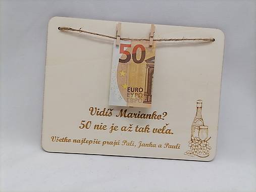 Dekorácie - Tabuľka k (okrúhlym) narodeninám - 15456368_