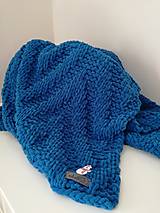 Detský textil - Detská deka Royal blue - 15454782_