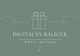 Materiál ručne robený - Digitálny dizajn – balíček 2 produkty - 15456331_