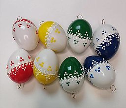 Dekorácie - Farebné vajíčka - 15459862_