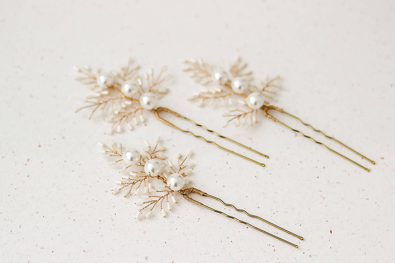 Svadobné vlásenky Olívia