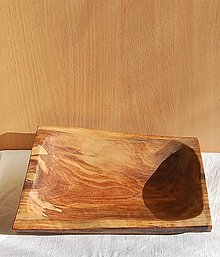 Nádoby - Miska z dreva - Orechové korýtko - 15461082_