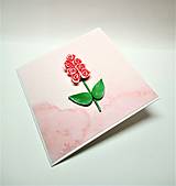 Papiernictvo - Pohľadnica ... ružový ker - 15464181_