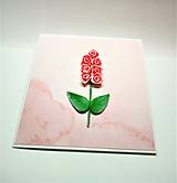 Papiernictvo - Pohľadnica ... ružový ker - 15464183_
