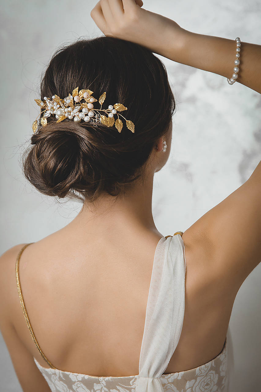 Svadobný hrebienok do vlasov