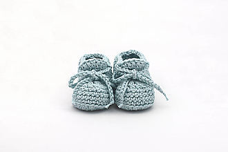 Detské topánky - Modré tenisky BAVLNA - 15463379_