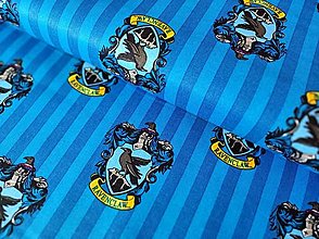Textil - Bavlnená látka Harry Potter - Ravenclaw (Bystrohlav) - 15466179_