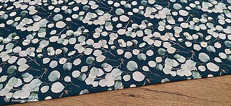 Textil - Bavlnená látka Digitálna tlač - Sailing- cena za 10 centimetrov (Eukalyptus) - 15467443_